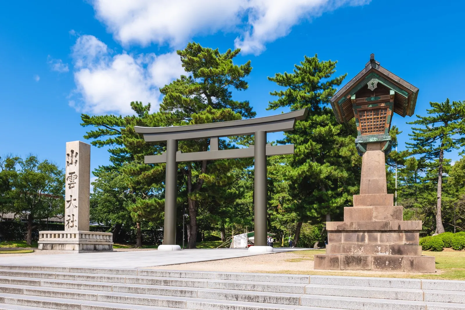 The entrance torii of Izumo Taisha in Shimane, one of Japan's oldest shrines.