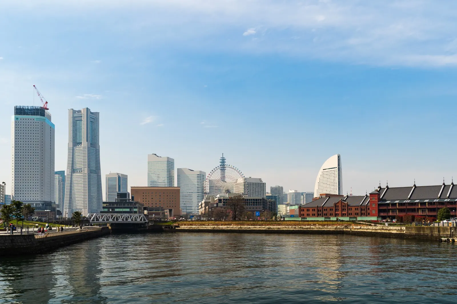Yokohama's waterfront from the bay: GREEN×EXPO 2027 makes Kanagawa one of JNTO's five.