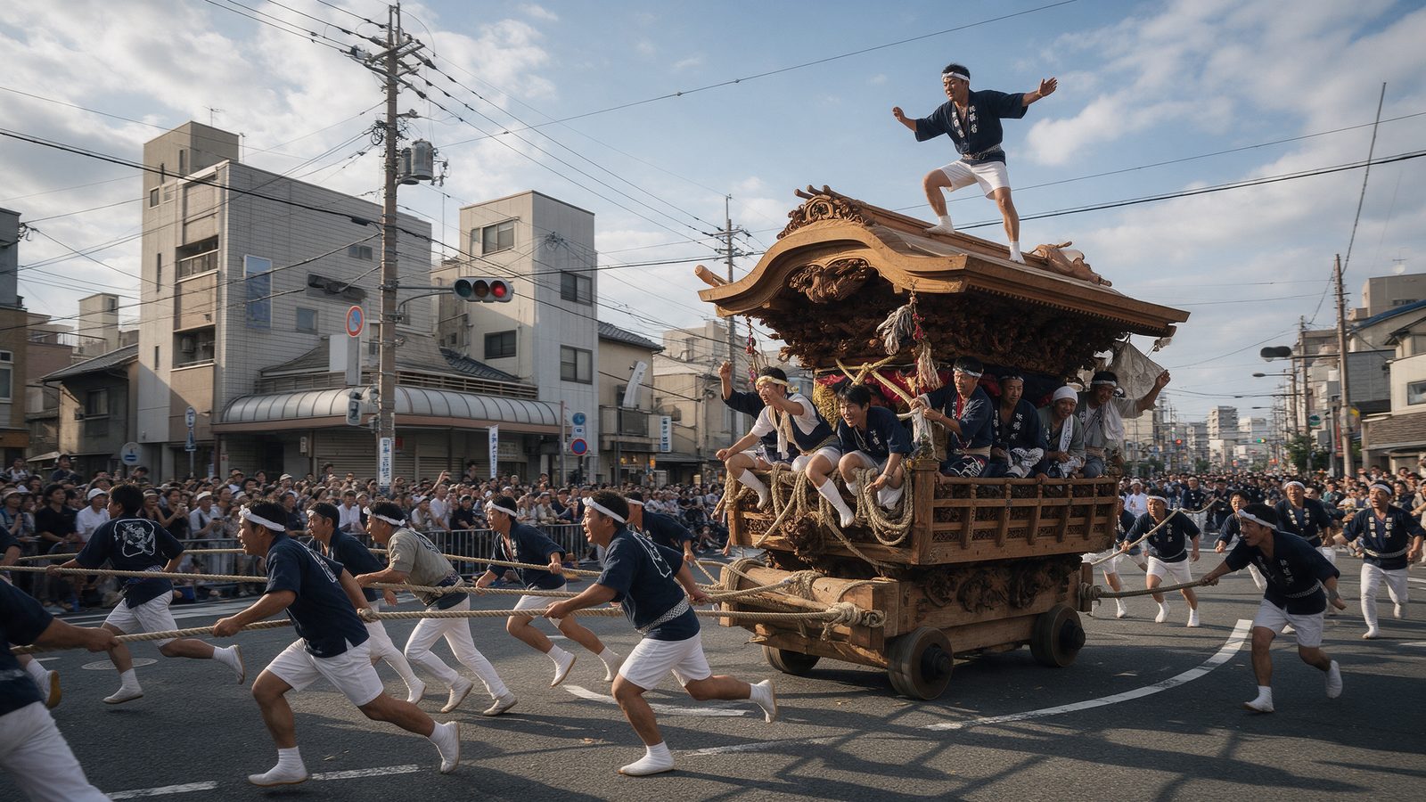 Kishiwada Danjiri Matsuri in Kishiwada, Osaka