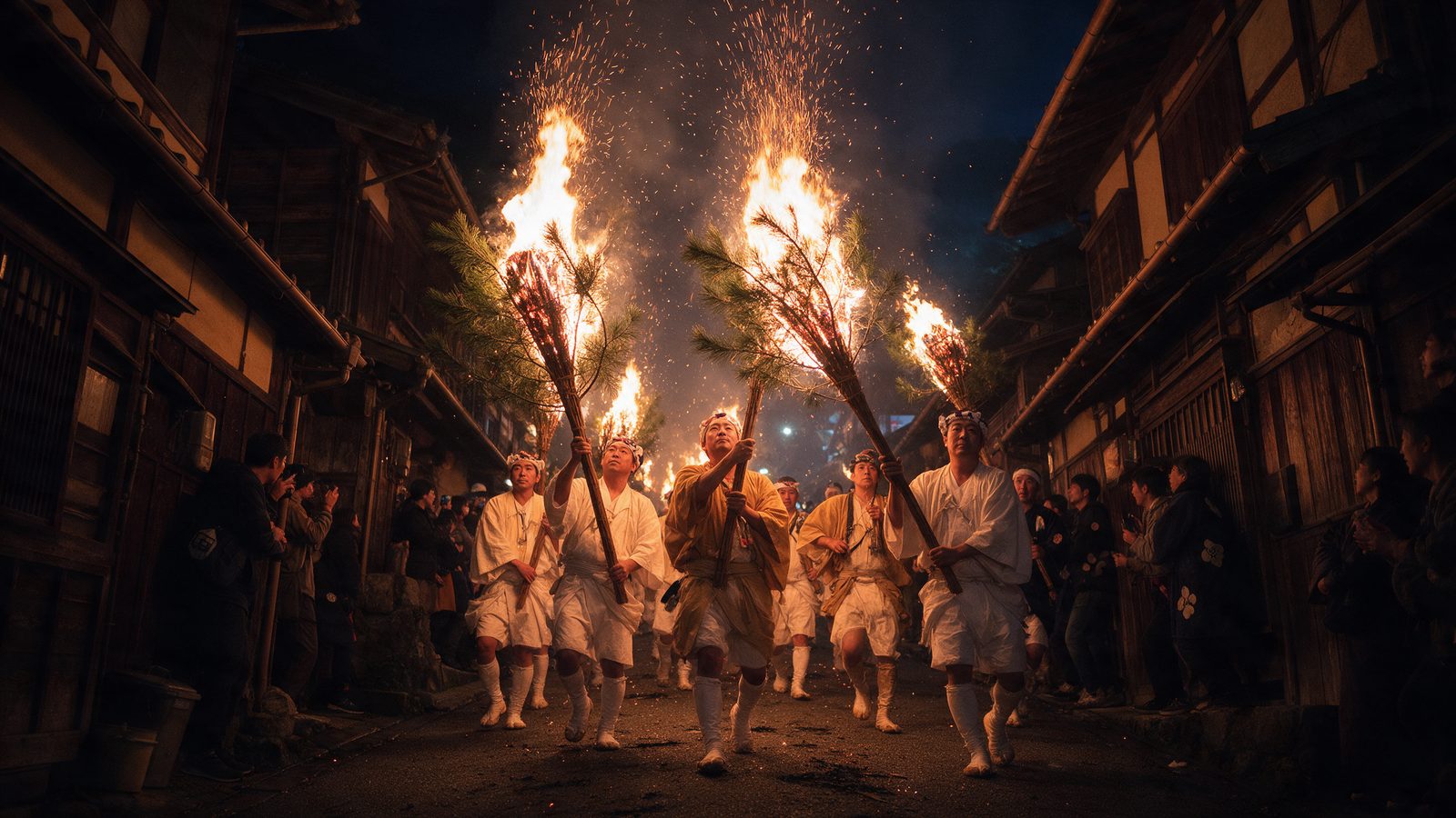 Kurama no Hi-matsuri in Kurama, Kyoto