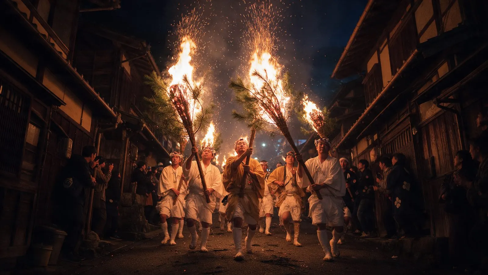 京都鞍马的鞍马火祭