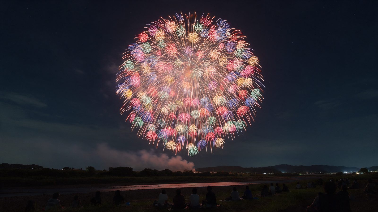 Omagari National Fireworks Competition in Daisen, Akita