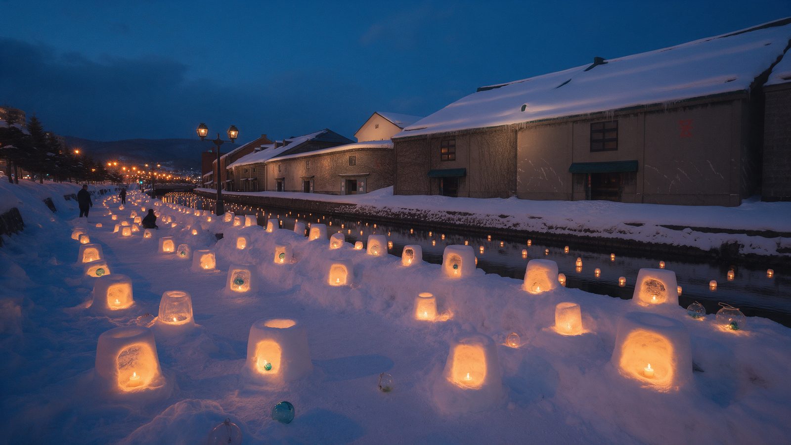 Otaru Snow Light Path in Otaru, Hokkaido