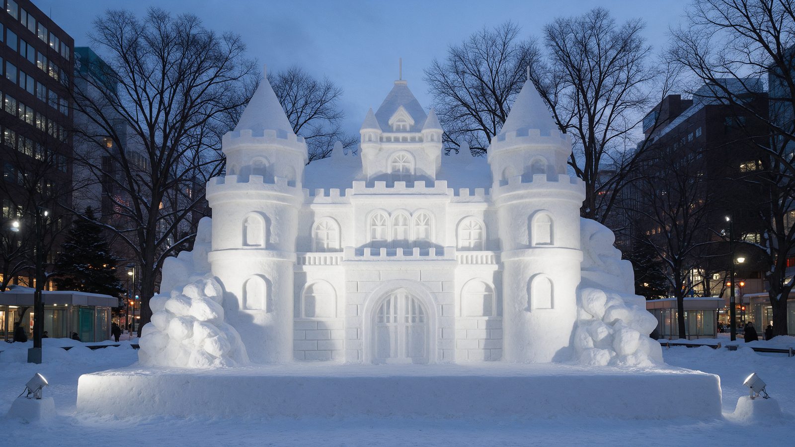 Sapporo Snow Festival in Sapporo, Hokkaido