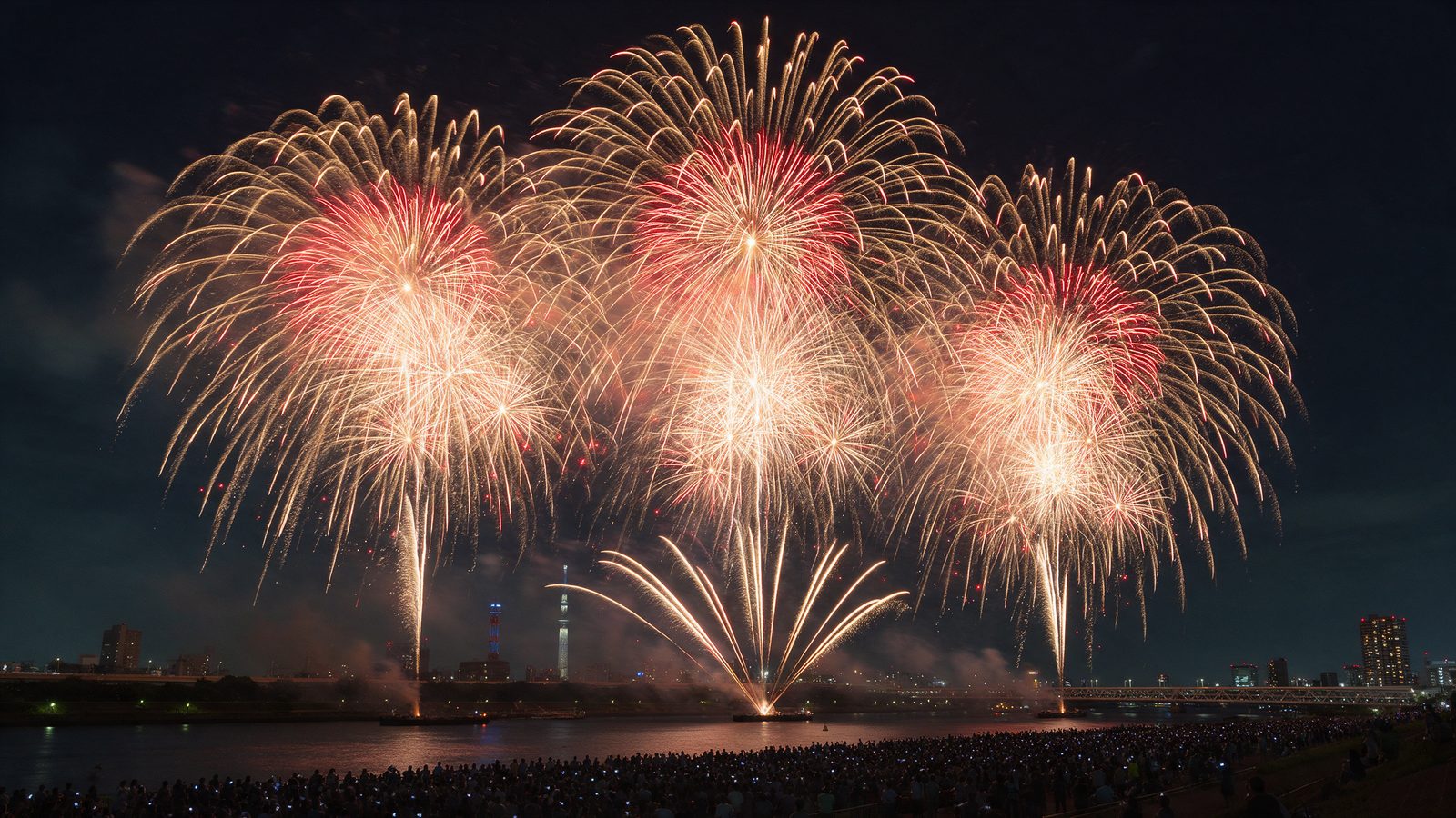 Sumida River Fireworks in Sumida River, Tokyo