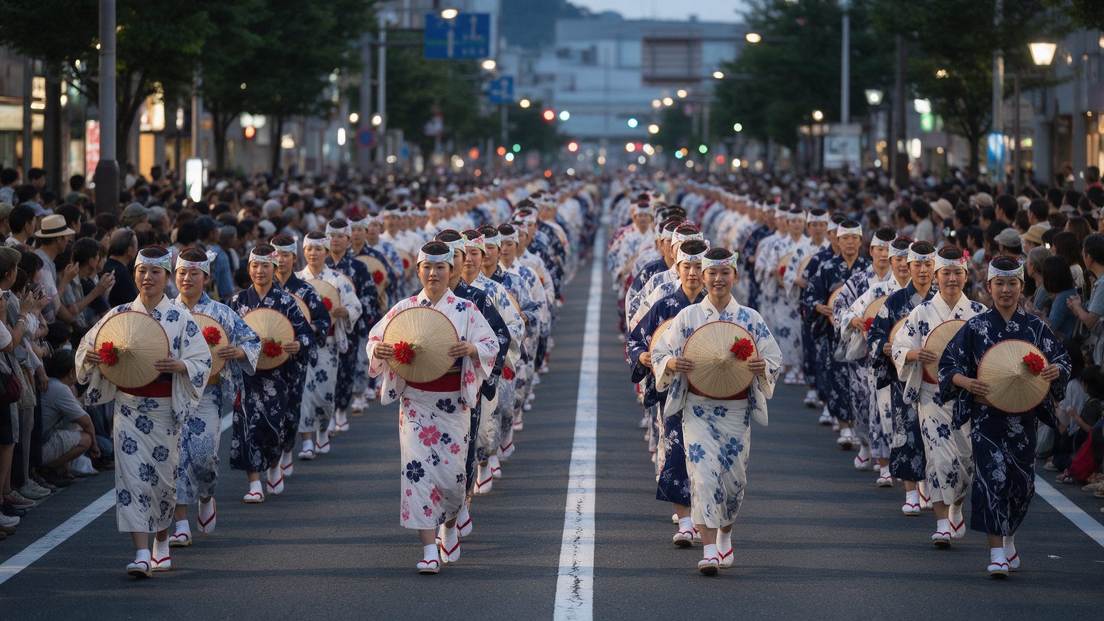 Yamagata Hanagasa Matsuri in Yamagata