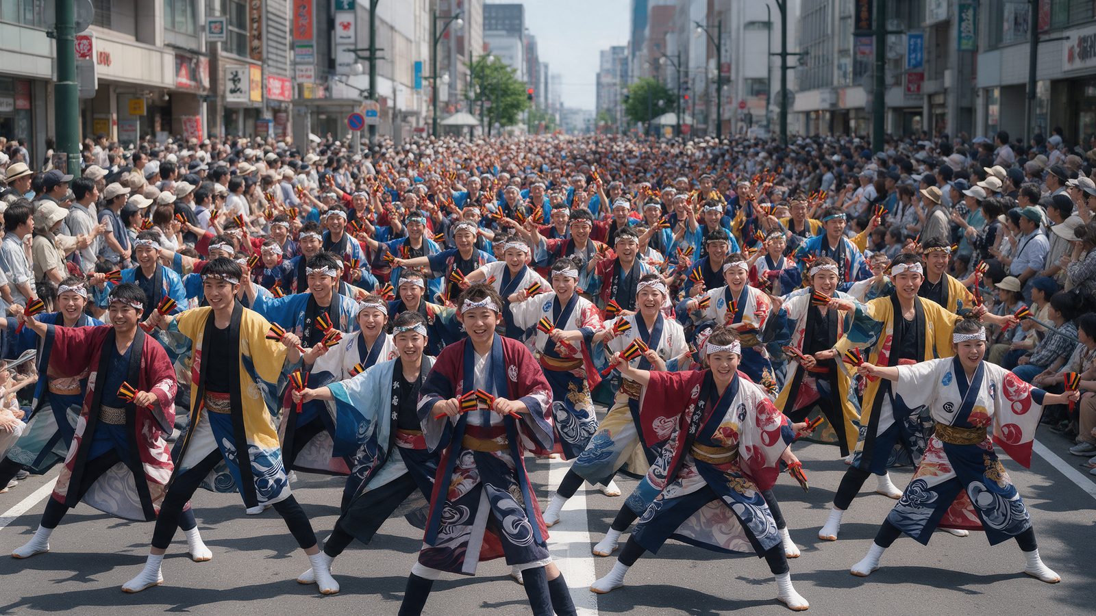 YOSAKOI Soran Festival in Sapporo, Hokkaido