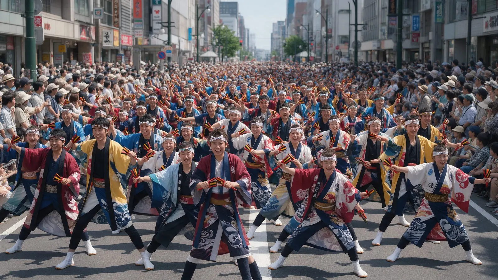 北海道札幌市的YOSAKOI索朗祭